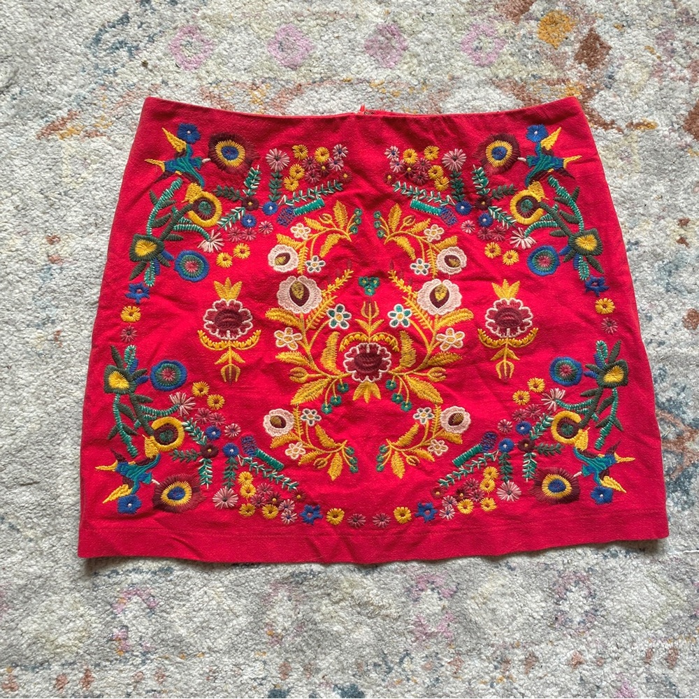Altar’s State Embroidered mini skirt